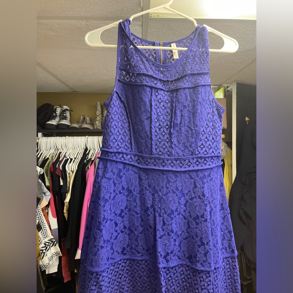 Blue dress